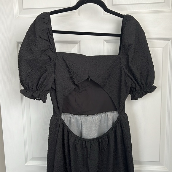 The Frolic Long Black Dress - Picture 4 of 5